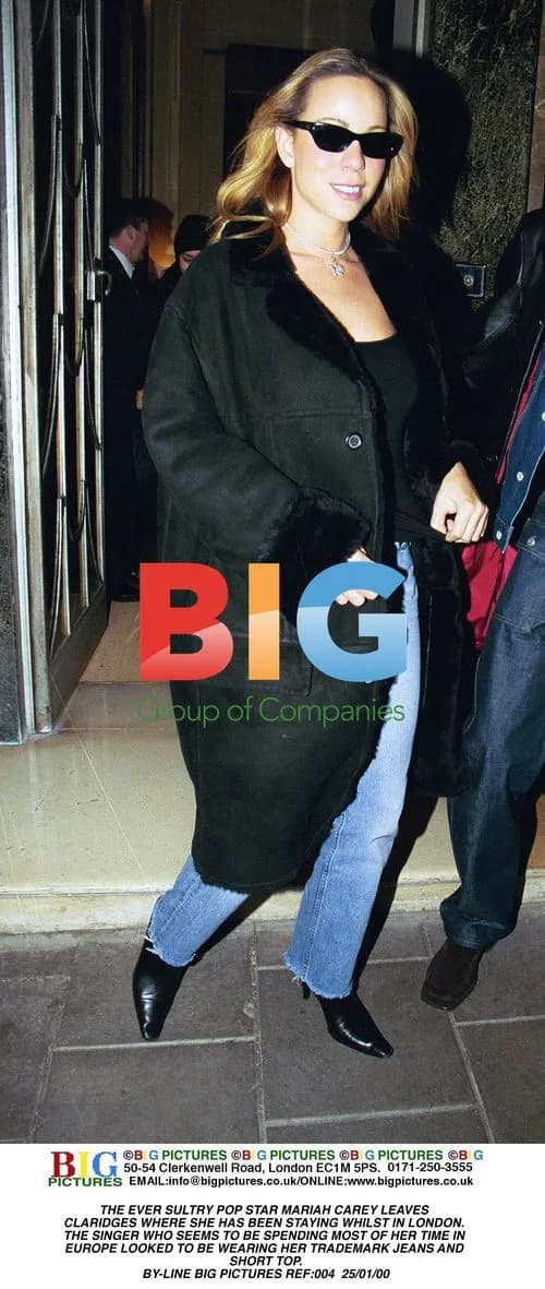 Mariah Carey Leaves Claridges Hotel in London