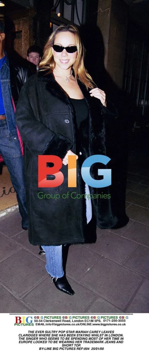 Mariah Carey Leaves Claridges in London