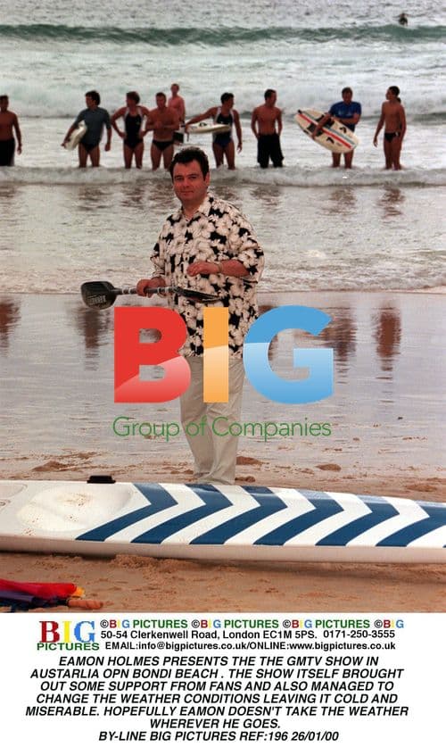 Eamon Holmes presents GMTV show in Australia