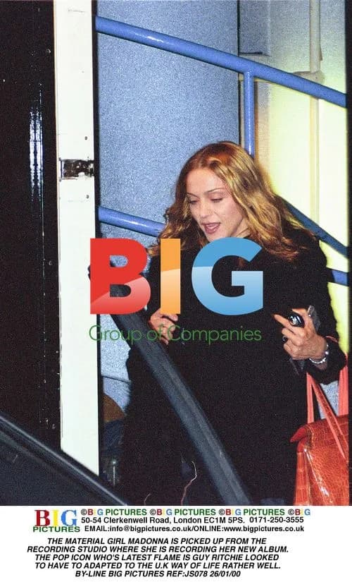 Madonna Leaves Recording Studio