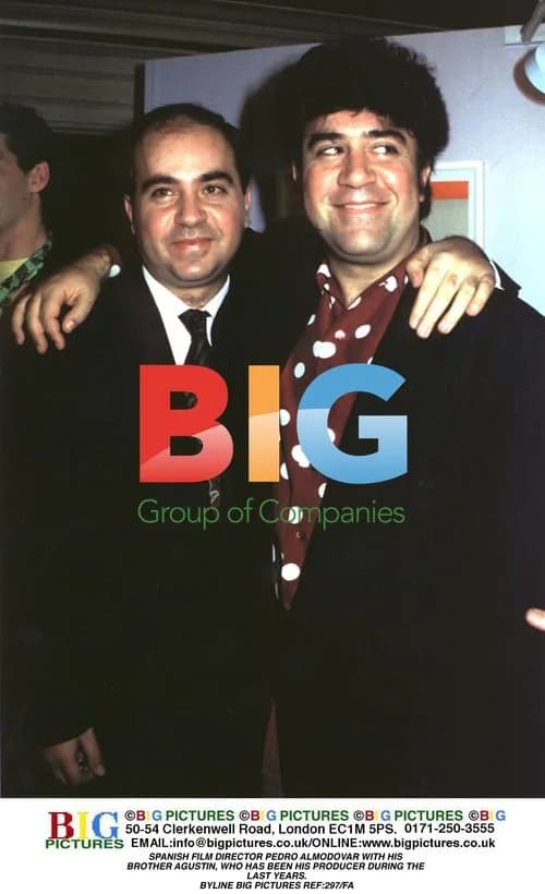 Pedro Almodovar with Brother Agustin