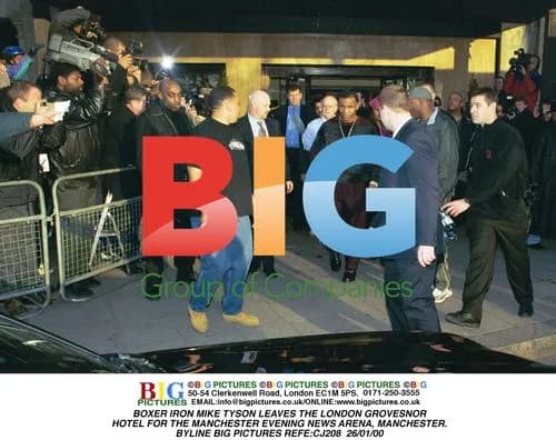 Mike Tyson Leaves London Hotel