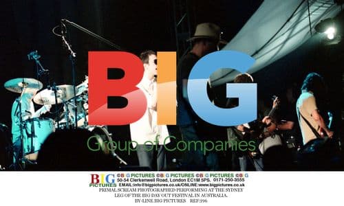 Primal Scream Performs at Big Day Out Festival