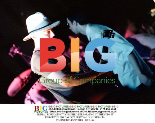 Primal Scream Performing at Sydney Big Day Out