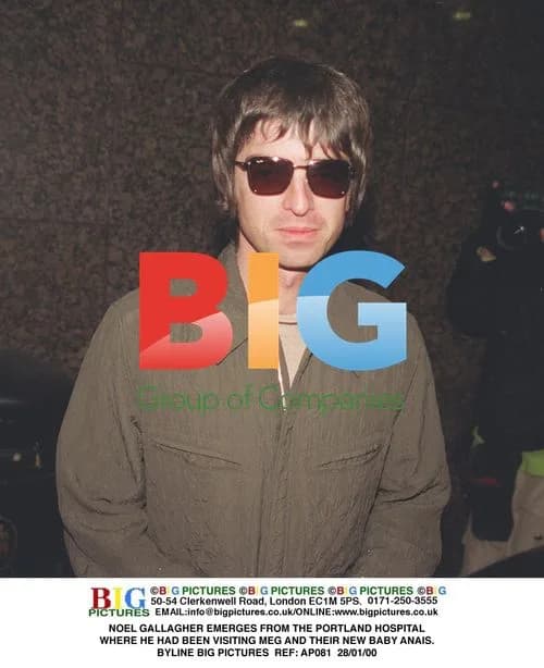 Noel Gallagher Visits Baby Anais at Hospital