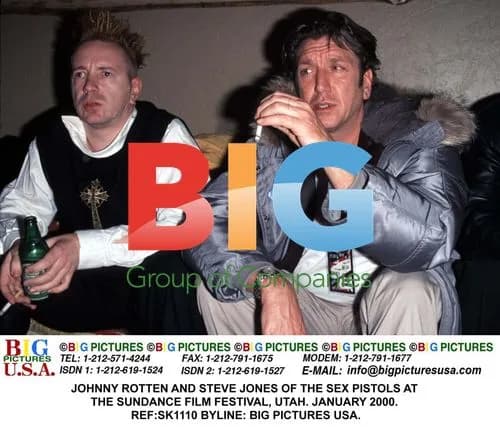 JOHNNY ROTTEN & STEVE JONES OF SEX PISTOLS