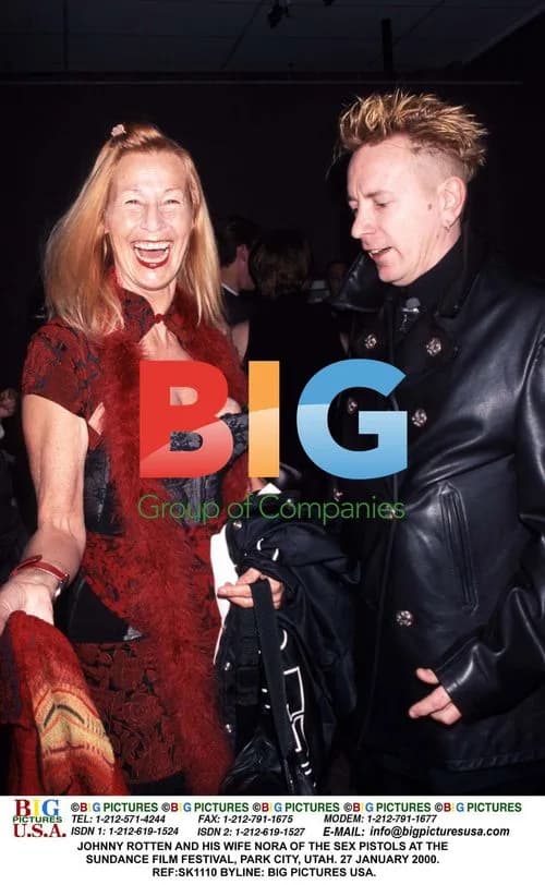 JOHNNY ROTTEN and NORA at Sundance