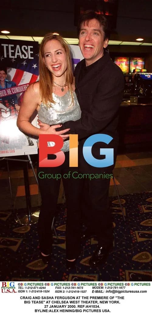 Craig and Sasha Ferguson at "The Big Tease" Premiere