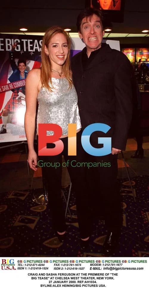 Craig and Sasha Ferguson at "The Big Tease" Premiere