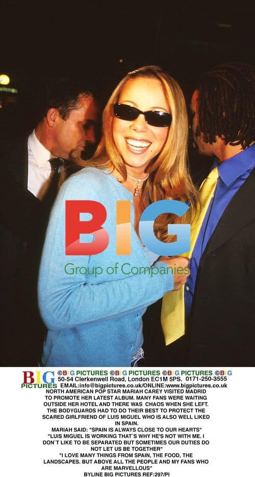 Mariah Carey Visits Madrid