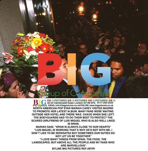 Mariah Carey Visits Madrid to Promote Album