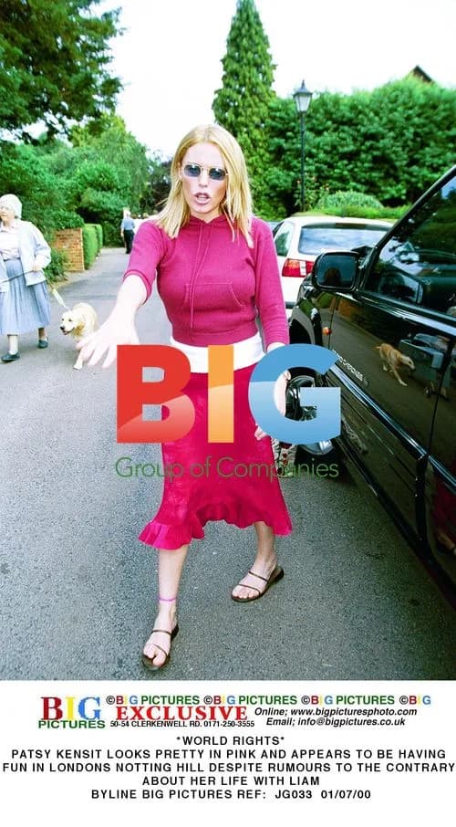 Patsy Kensit Looks Pretty in Pink in London