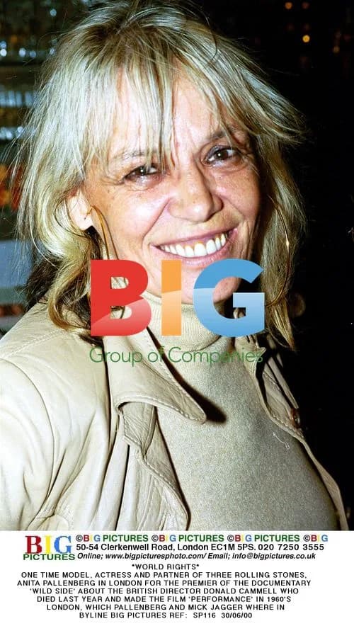 Anita Pallenberg at 'Wild Side' Premiere
