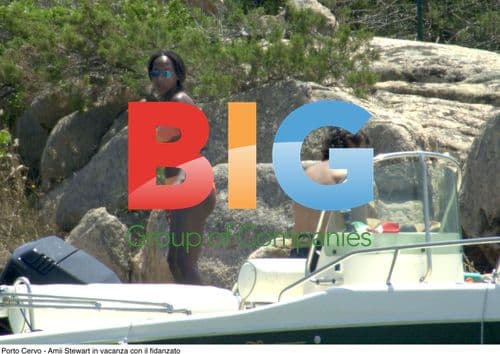 Amii Stewart on holiday with boyfriend in Sardinia