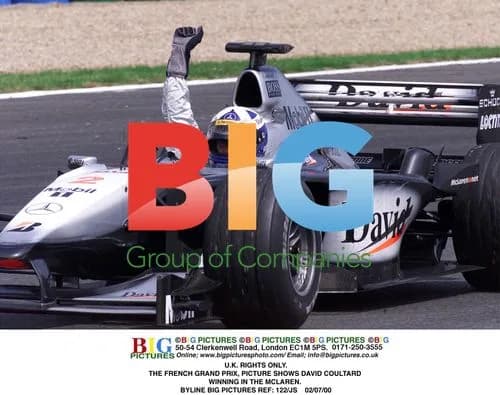 David Coulthard Wins French Grand Prix in McLaren