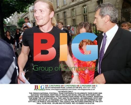 French Football Team Celebrates Euro 2000 Victory