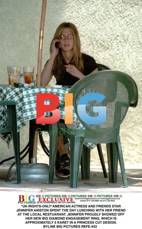 Jennifer Aniston Flaunts Engagement Ring