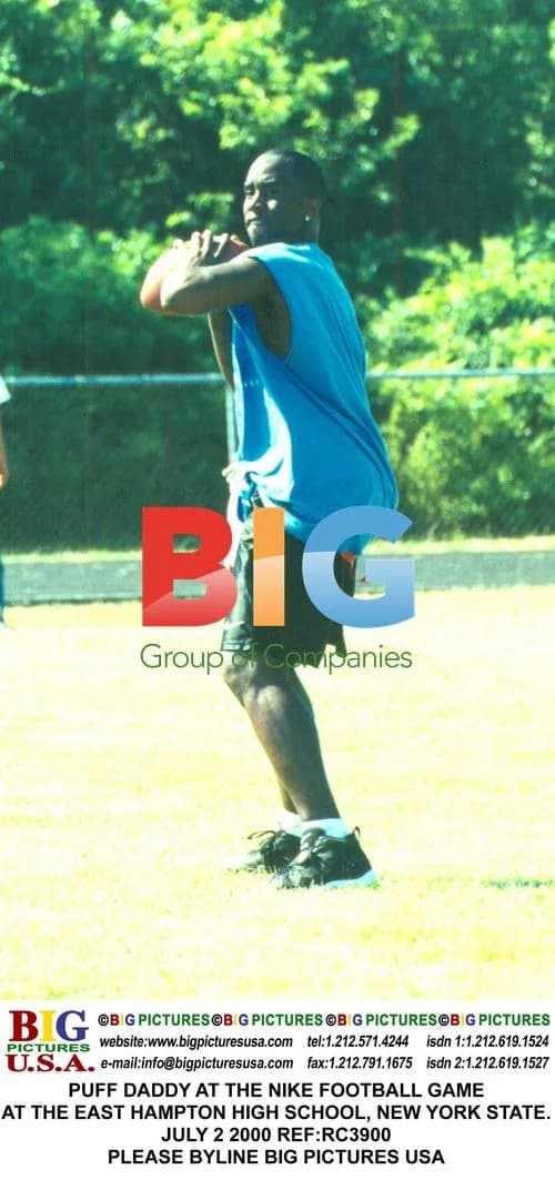 Puff Daddy at Nike Football Game