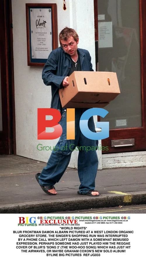 Blur Frontman Damon Albarn Spotted at Organic Grocery Store