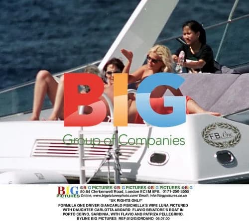 Fisichella's Family on Briatore's Boat