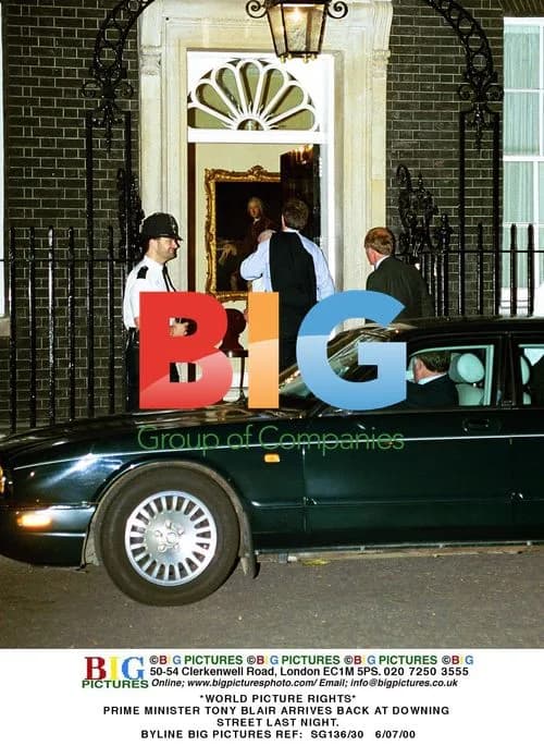 Tony Blair Arrives at Downing Street