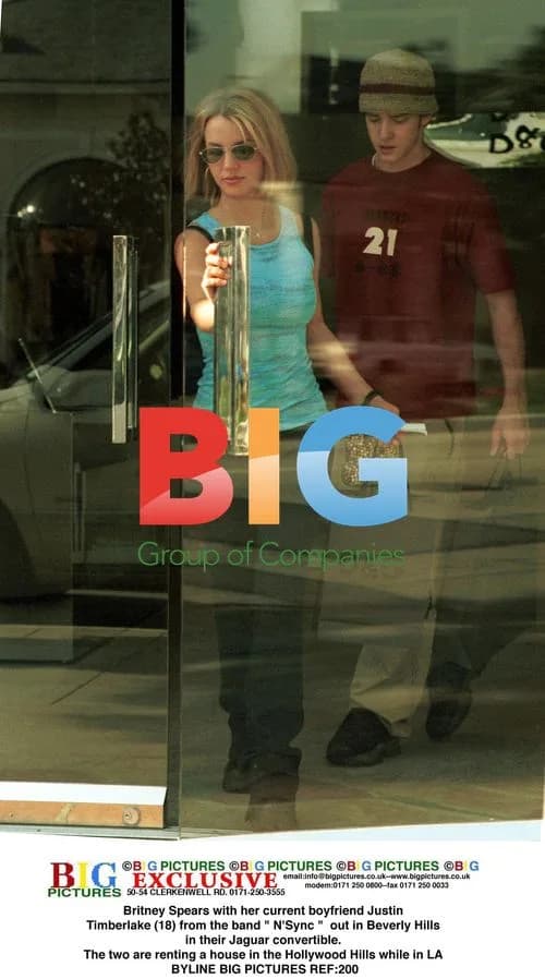 Britney Spears and Justin Timberlake in Beverly Hills