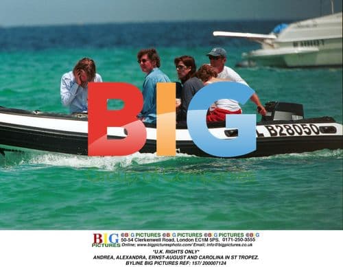 ANDREA, ALEXANDRA, ERNST-AUGUST AND CAROLINA IN ST TROPEZ