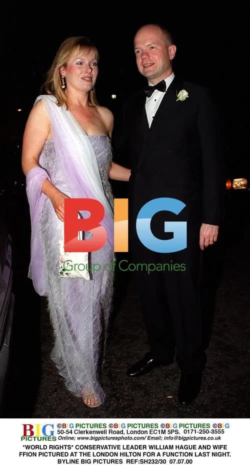 William Hague and Wife Ffion at London Event