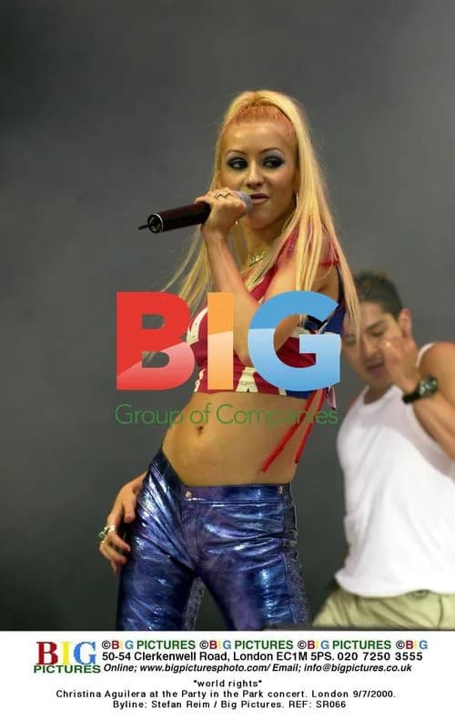 Christina Aguilera at Party in the Park