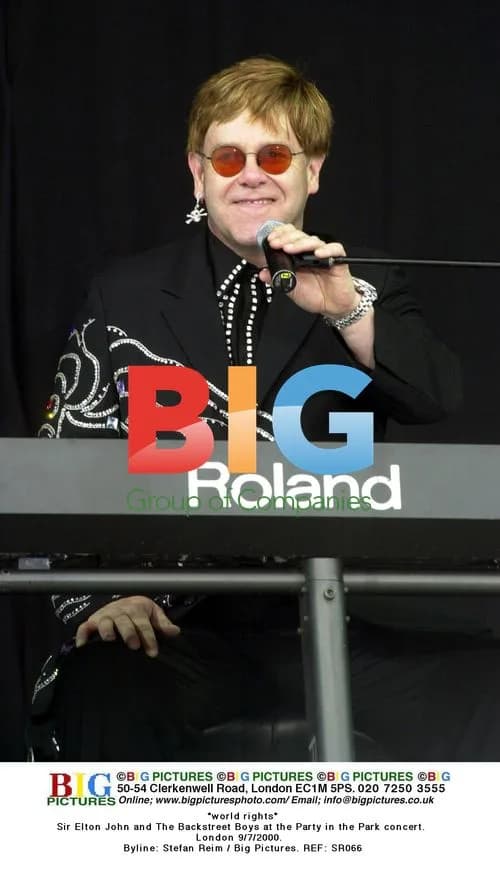 Elton John and Backstreet Boys at Party in the Park