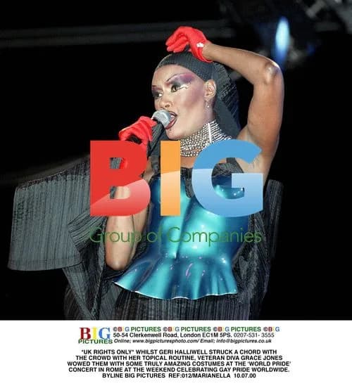 Geri Halliwell and Grace Jones at World Pride Concert