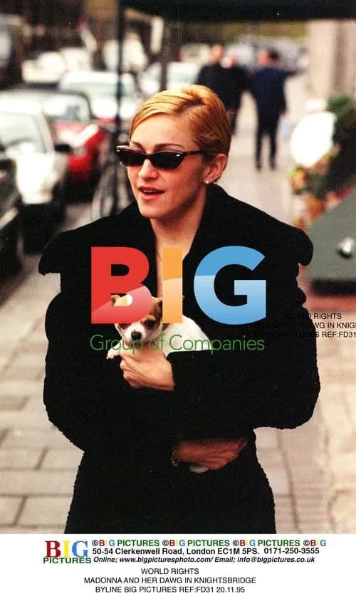 Madonna and Her Dawg in Knightsbridge