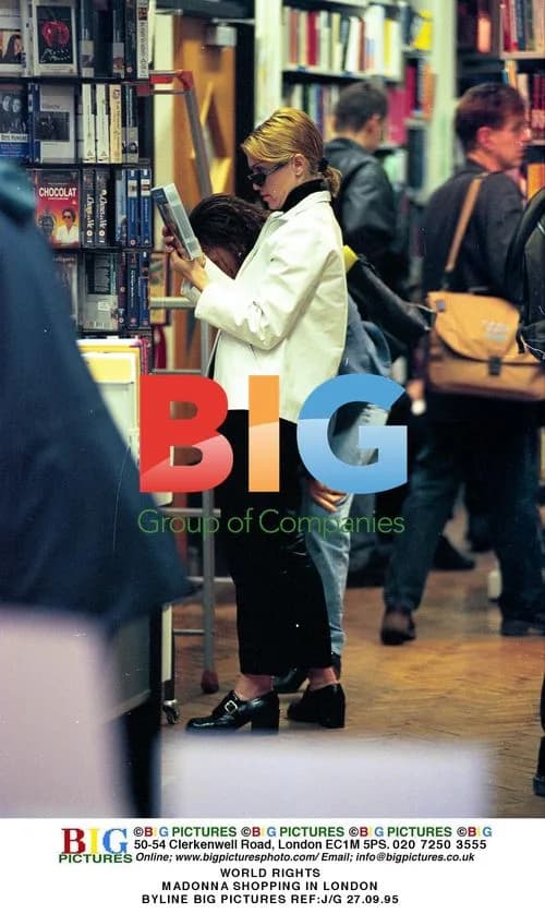 Madonna Shopping in London