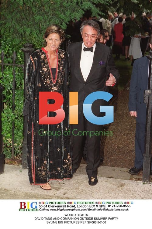 DAVID TANG AND COMPANION OUTSIDE PARTY