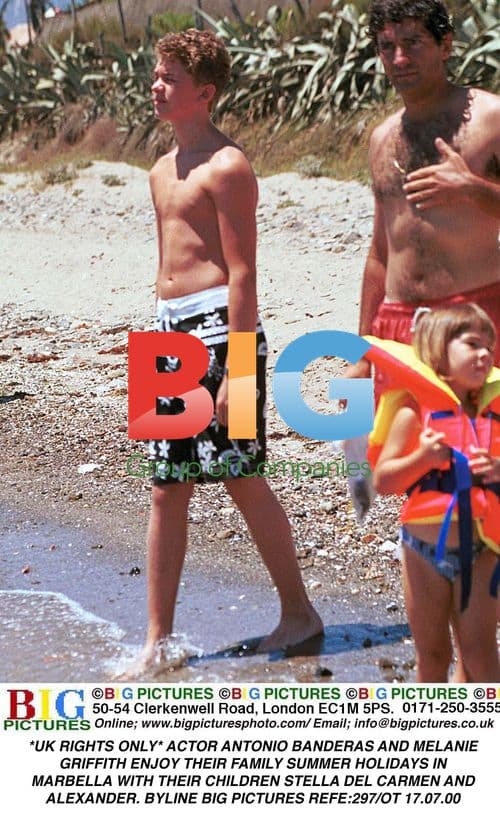 Antonio Banderas and Melanie Griffith on Holiday in Marbella