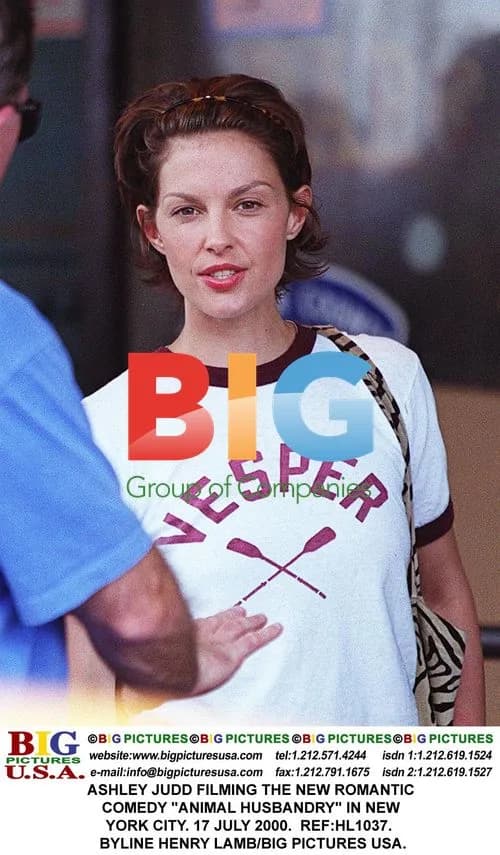 Ashley Judd on "Animal Husbandry" film set