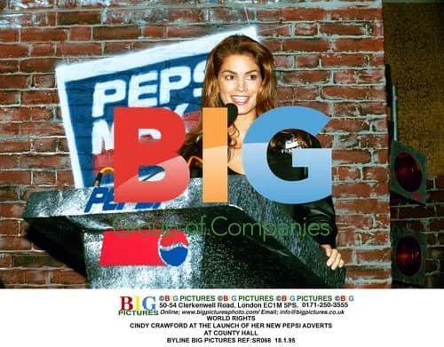 Cindy Crawford at Pepsi Ad Launch