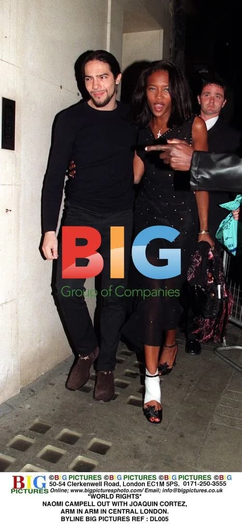 Naomi Campbell and Joaquin Cortez Out in London