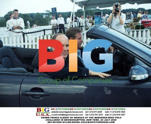 Crown Prince Albert at Mercedes-Benz Polo in Bridgehampton