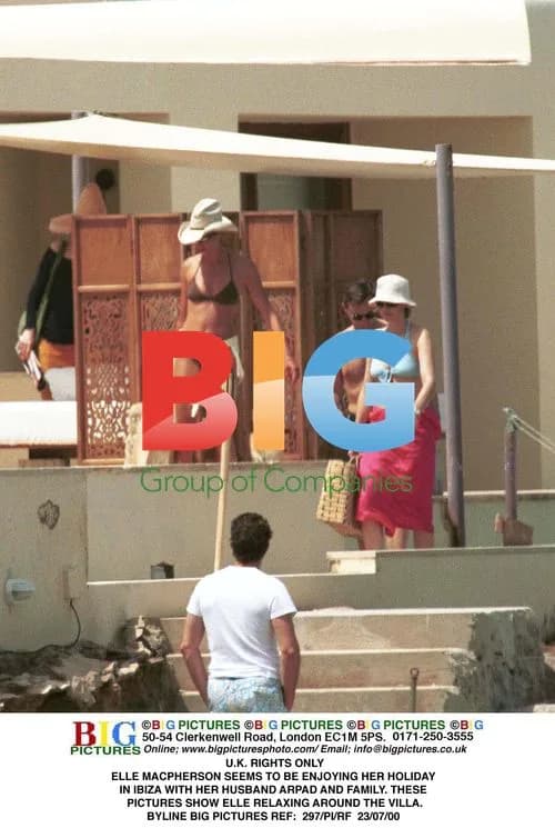 Elle Macpherson Relaxing in Ibiza