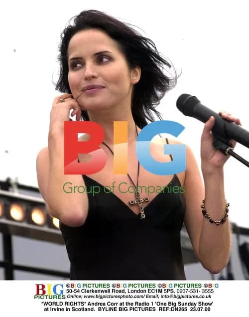 Andrea Corr at Radio 1 One Big Sunday Show in Irvine, Scotland