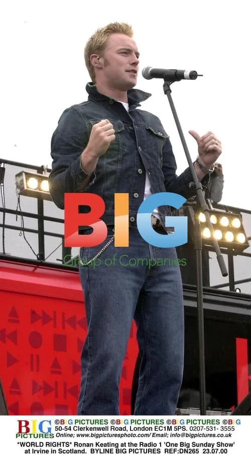 Ronan Keating at Radio 1 'One Big Sunday' Show