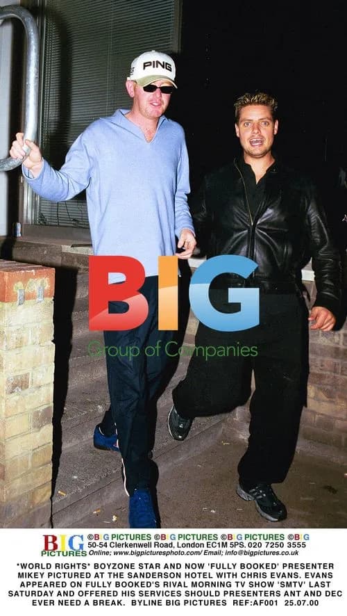 Boyzone's Mikey Meets Chris Evans