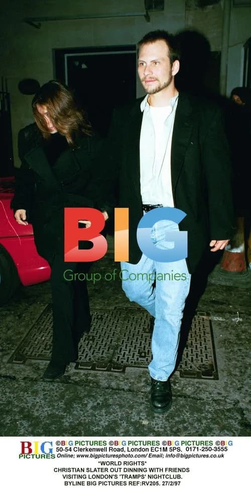 Christian Slater Dining with Friends in London