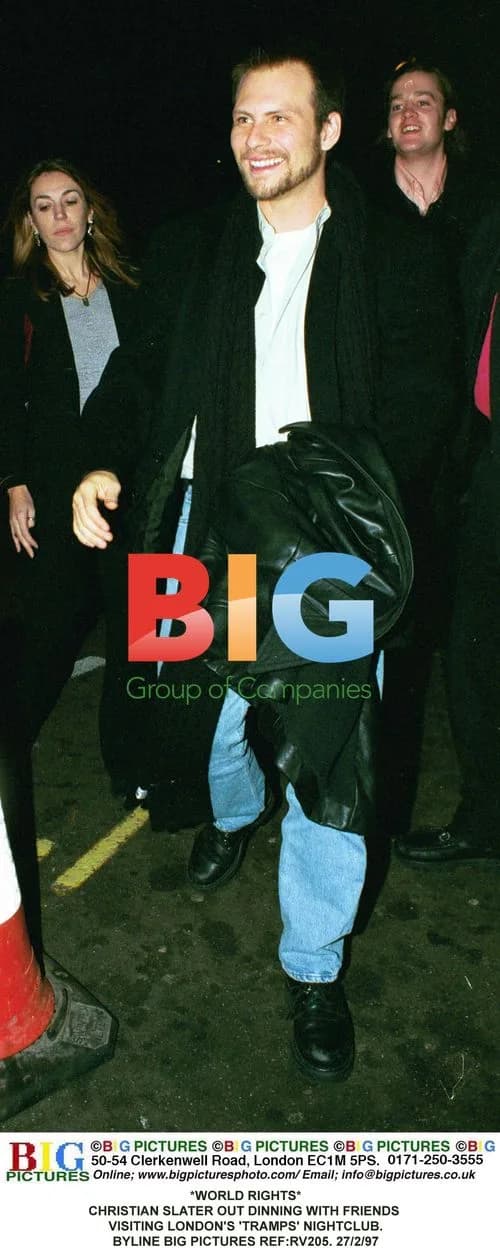 Christian Slater Visits London Nightclub
