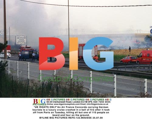 Concorde Crash in Paris Kills 114