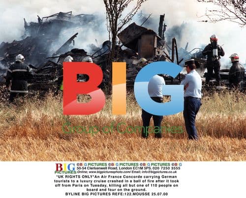 Concorde Crash in Paris Kills 114