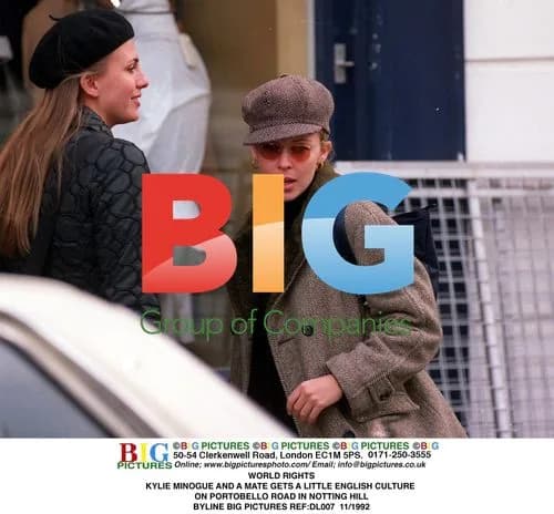 Kylie Minogue on Portobello Road