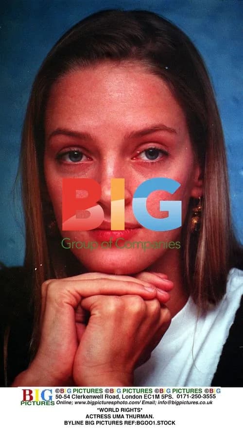 Uma Thurman Close-Up Portrait