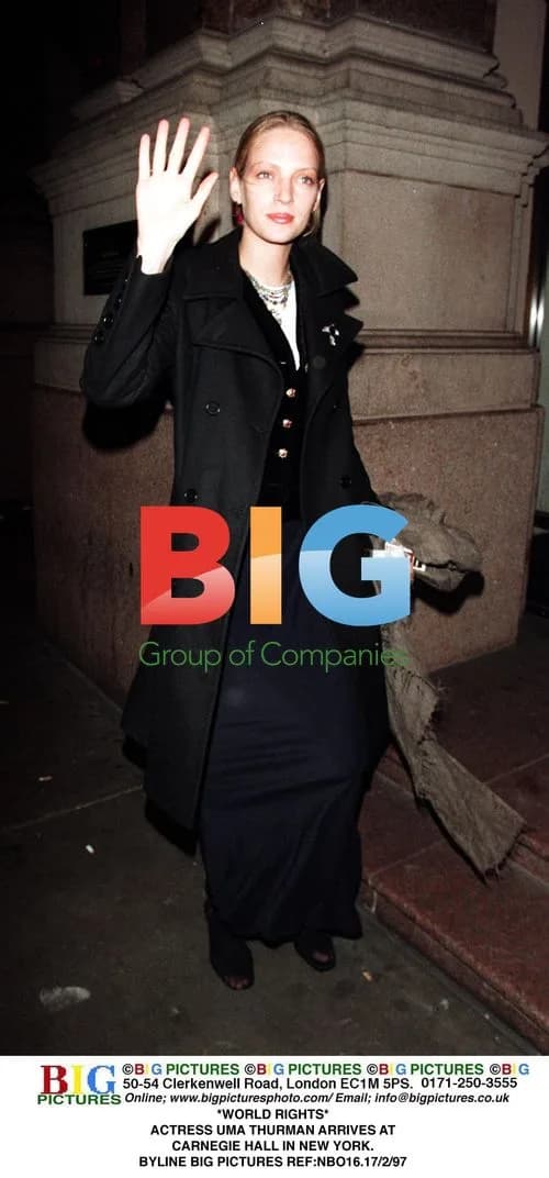 Uma Thurman Arrives at Carnegie Hall